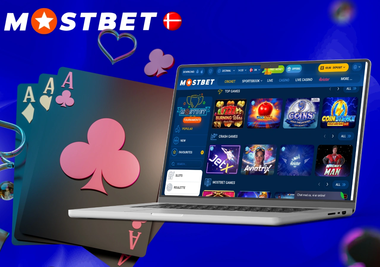 Mange forskellige spil på Mostbet online casino